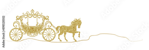 cinderella carriage silhouette	
