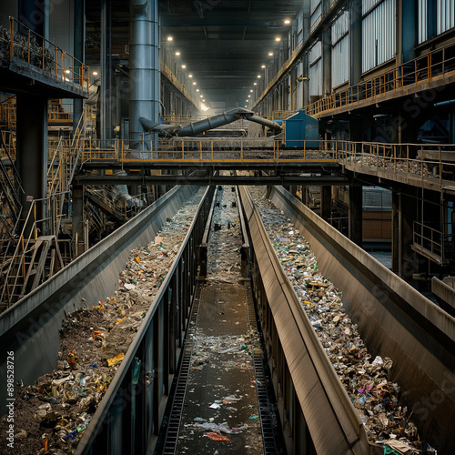 Recycling plant with advanced machinery