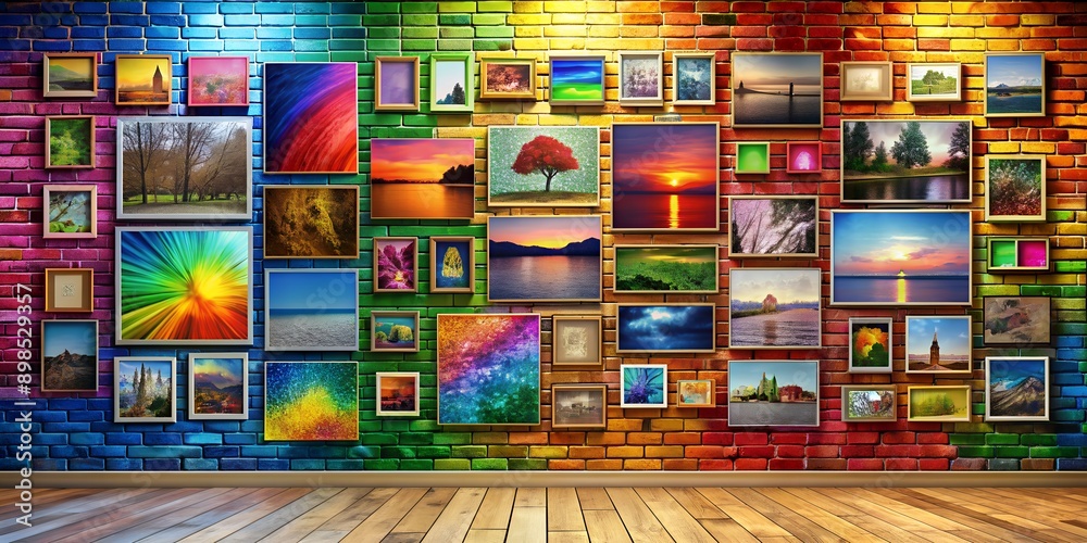A picture on a wall informative Vibrant engaging Generative By AI A picture on a wall informative Vibrant engaging Generative By AI