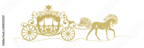 cinderella carriage silhouette	
