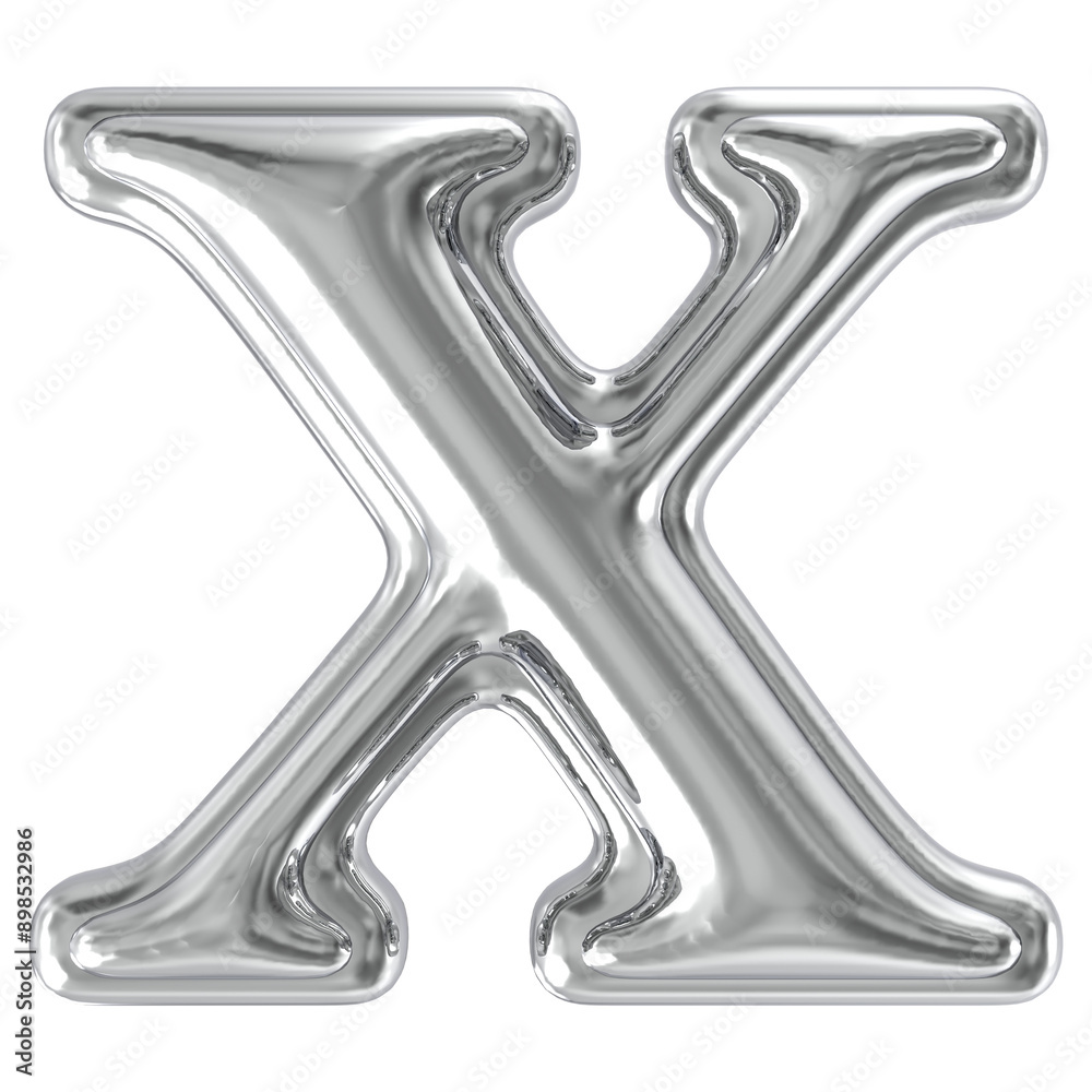 Silver Font x 3D Silver Font x 3D