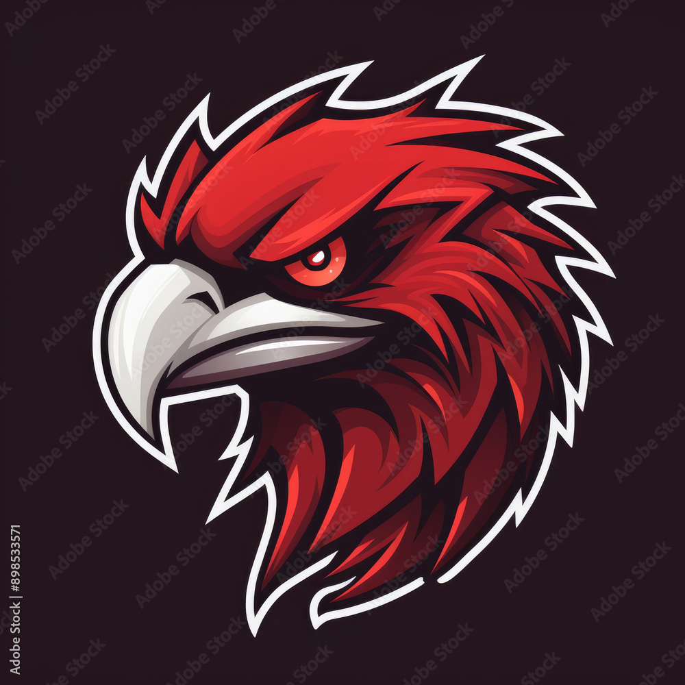 custom made wallpaper toronto digitalCartoon eagle mascot, drawn character