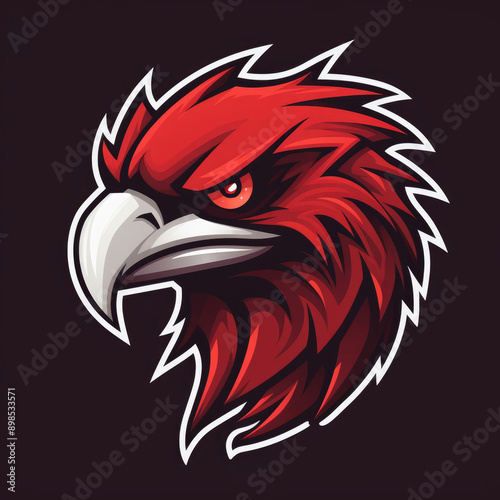 Wallpaper Mural Cartoon eagle mascot, drawn character Torontodigital.ca