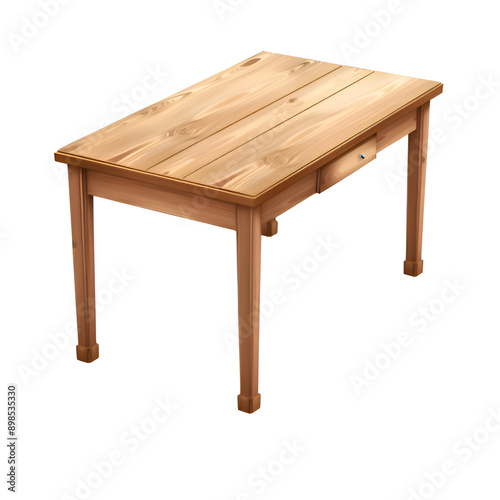 Illustration of a dining table