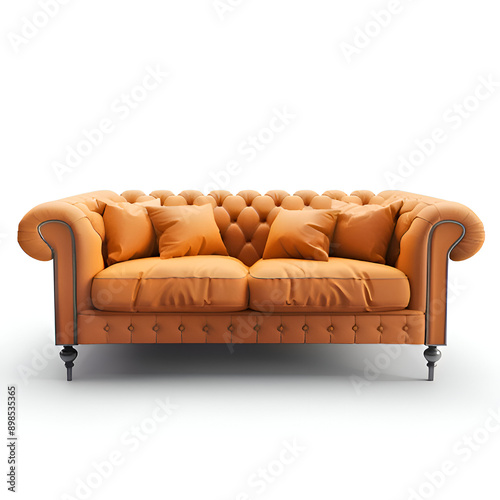 Illustration of a fabric sofa