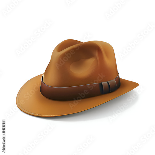 Illustration of a Fedora 