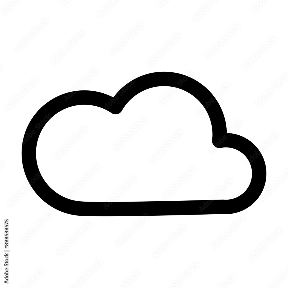 Cloud icon template Cloud icon template