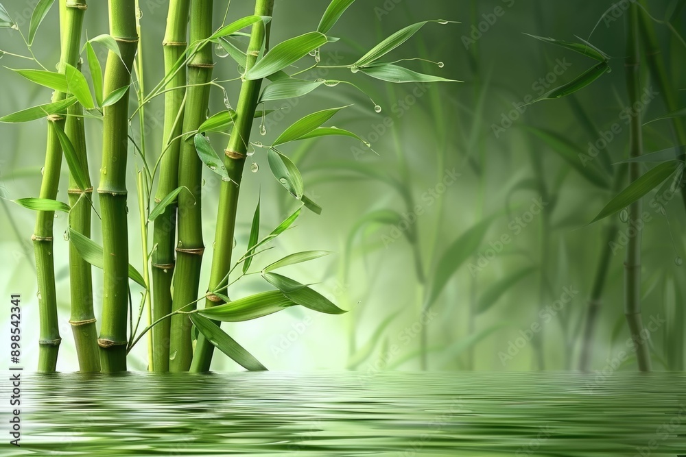 Obraz premium Spa still life with bamboo and water.