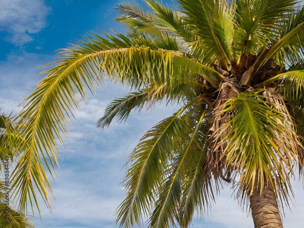 coconut palm tree on blue sky,coconut palm tree coconut palm tree on blue sky,coconut palm tree