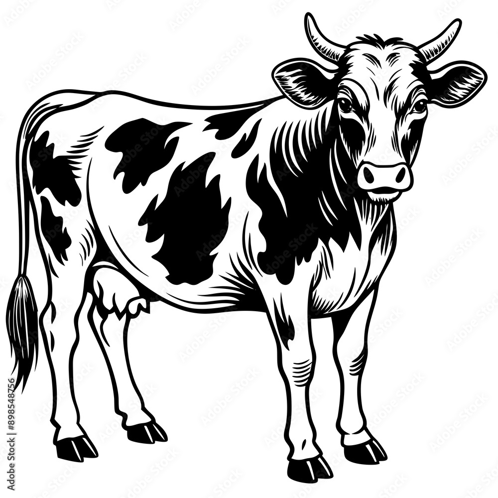 Fototapeta premium cow,