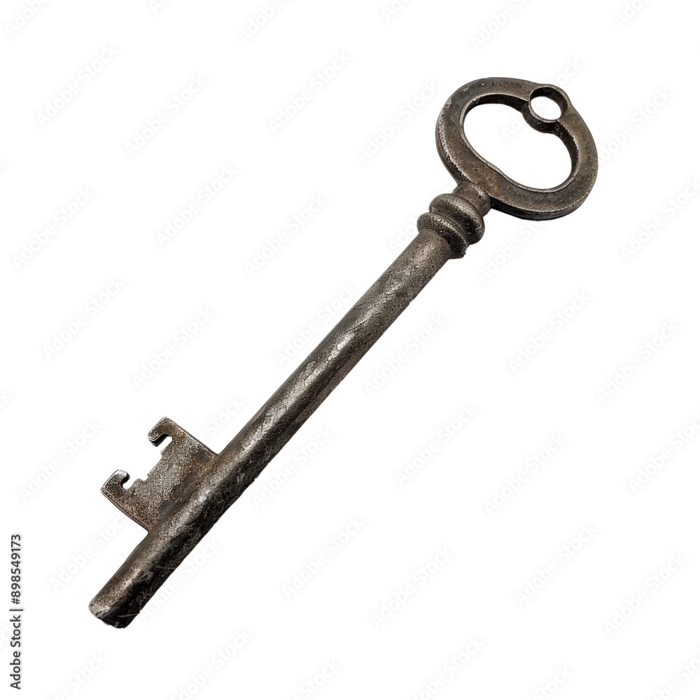 Metal key. PNG element isolated on transparent background. Metal key. PNG element isolated on transparent background.