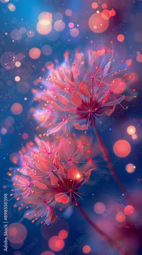 Bunch of Flowers Growing in Grass Bunch of Flowers Growing in Grass