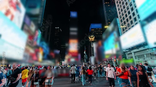 Night view of Times Square, with vibrant neon and digital billboards, showcasing that this iconic landmark a must-visit destination in New York City