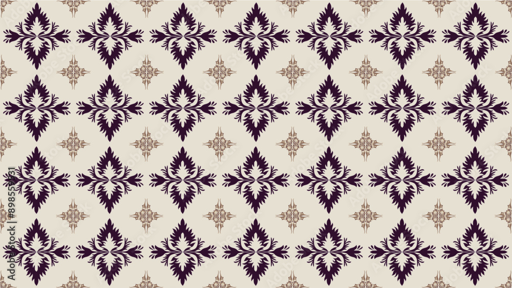 Seamless Thai geometric pattern. Seamless Thai geometric pattern.