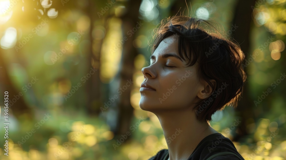 person meditating generative ai