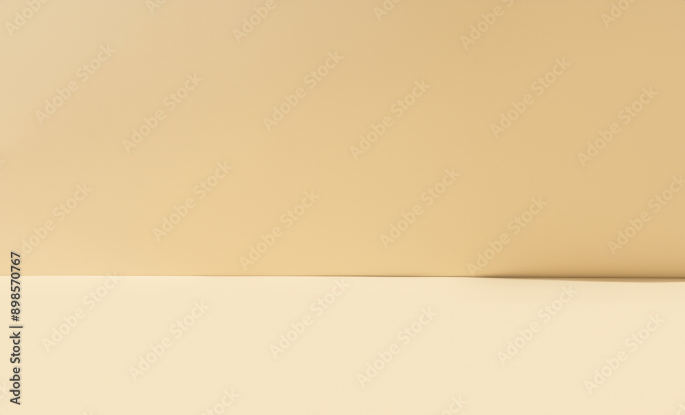 Light beige background for product presentation with a light and shadows pattern on it Light beige background for product presentation with a light and shadows pattern on it