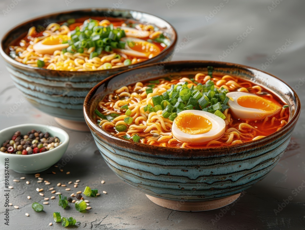 Gourmet Hyper-Realistic 8K Ramen Bowl on Transparent Background for Culinary Designs Gourmet Hyper-Realistic 8K Ramen Bowl on Transparent Background for Culinary Designs
