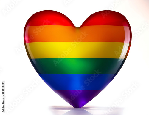 Pride Heart Icon- A colorful heart symbol with the LGBTQ+ pride flag, perfect for themes of_1(345) Free Download Pride Heart Icon- A colorful heart symbol with the LGBTQ+ pride flag, perfect for themes of_1(345) - GFXLoad