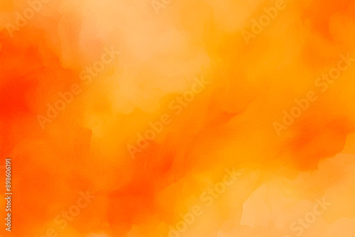 Orange Watercolor background - stock illustration