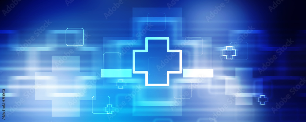 2D illustration medical structure background 2D illustration medical structure background