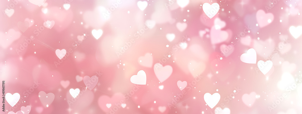 soft pink background with white hearts, pastel colors, valentine's day theme soft pink background with white hearts, pastel colors, valentine's day theme