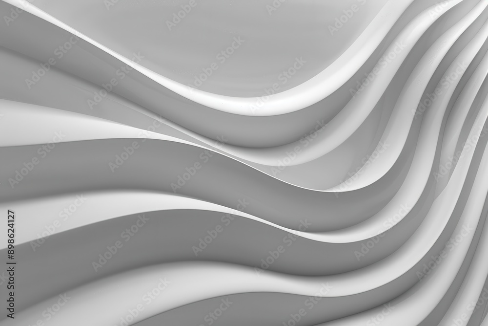 Elegant 3d backdrop featuring wavy design, stunning curved motif for digital screensaver. Soft gray surface with fluid lines perfect for a marriage invitation card Elegant 3d backdrop featuring wavy design, stunning curved motif for digital screensaver. Soft gray surface with fluid lines perfect for a marriage invitation card
