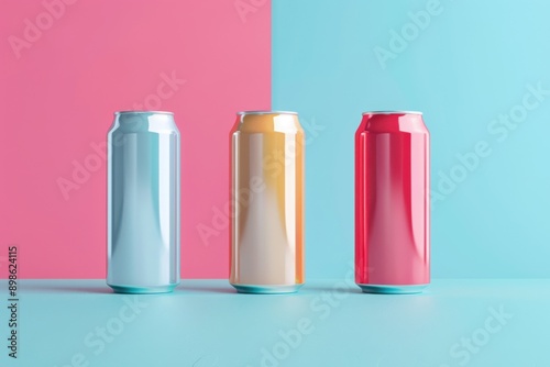 Soda can mockup design