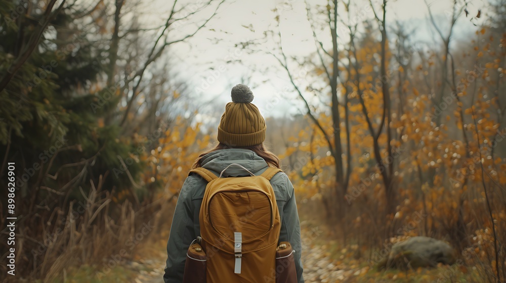 A person reflecting on their goals while walking in nature, their expression thoughtful and focused. A person reflecting on their goals while walking in nature, their expression thoughtful and focused.