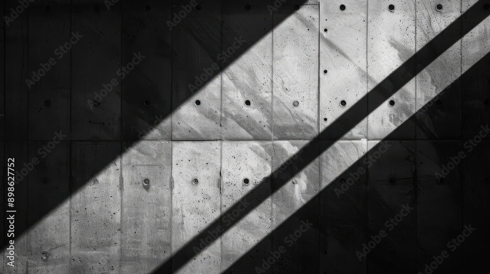 Fototapeta premium Urban textures: Close-up shot of detailed concrete wall with earthy tones.