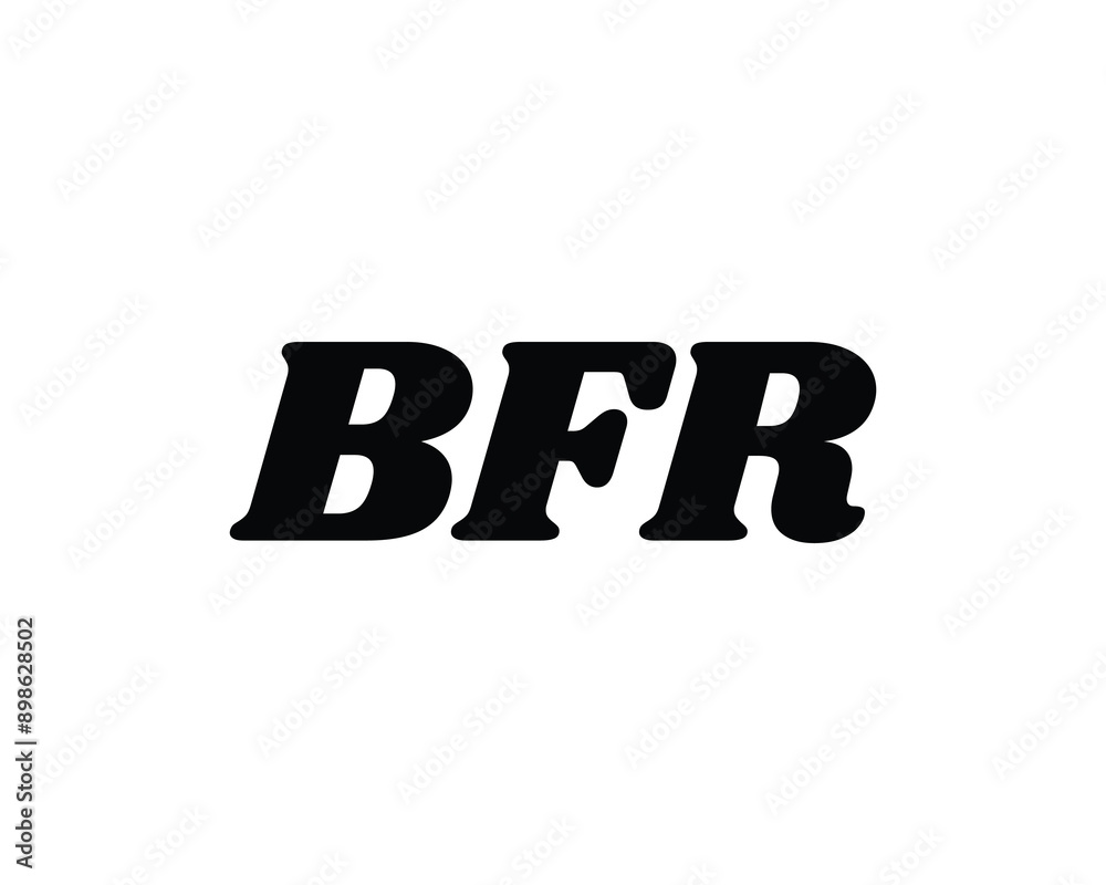 BFR Logo design vector template. BFR logo design. BFR Logo design vector template. BFR logo design.