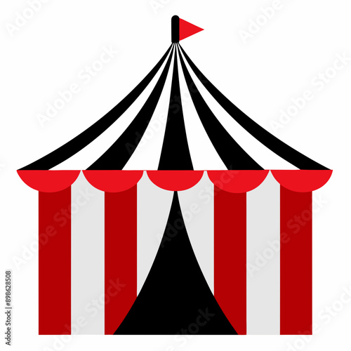 circus tent vector illustration
