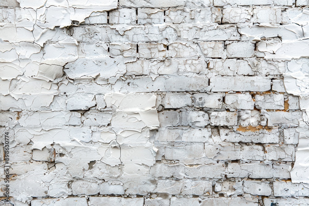 Textured surface of weathered stucco, soft gray, and aged white brick wall backdrop with horizontal patterns in the space, featuring various wallpaper designs Textured surface of weathered stucco, soft gray, and aged white brick wall backdrop with horizontal patterns in the space, featuring various wallpaper designs