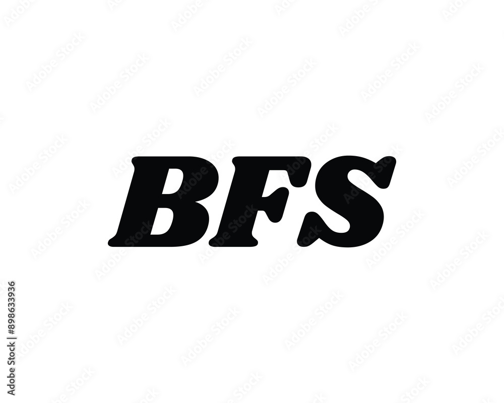 BFS logo design vector template. BFS logo design.