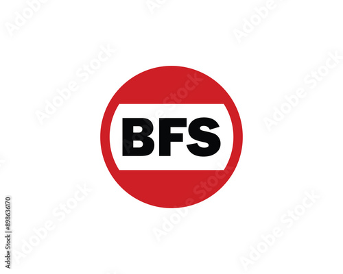 BFS logo design vector template. BFS logo design. photo