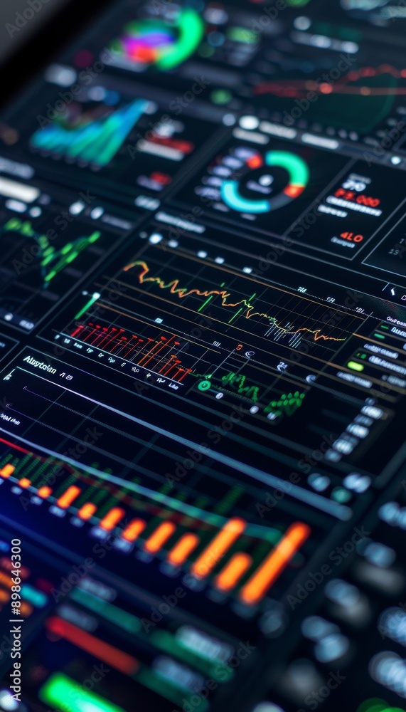 Dynamic Digital Dashboard Displaying Real-Time Data Exchange Statistics and Performance Metrics for Modern Analysis Dynamic Digital Dashboard Displaying Real-Time Data Exchange Statistics and Performance Metrics for Modern Analysis