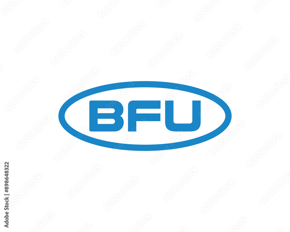 BFU logo design vector template. BFU logo design. BFU logo design vector template. BFU logo design.