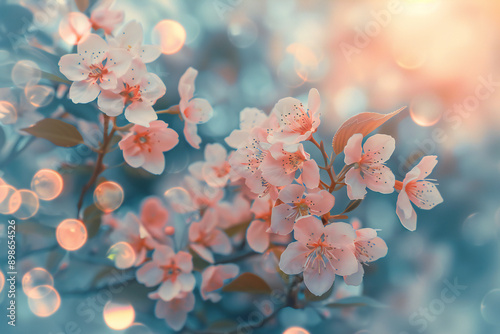 Cherry Blossoms in Full Bloom Capturing the Delicate Beauty of Springtime Nature