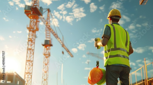 The construction site worker