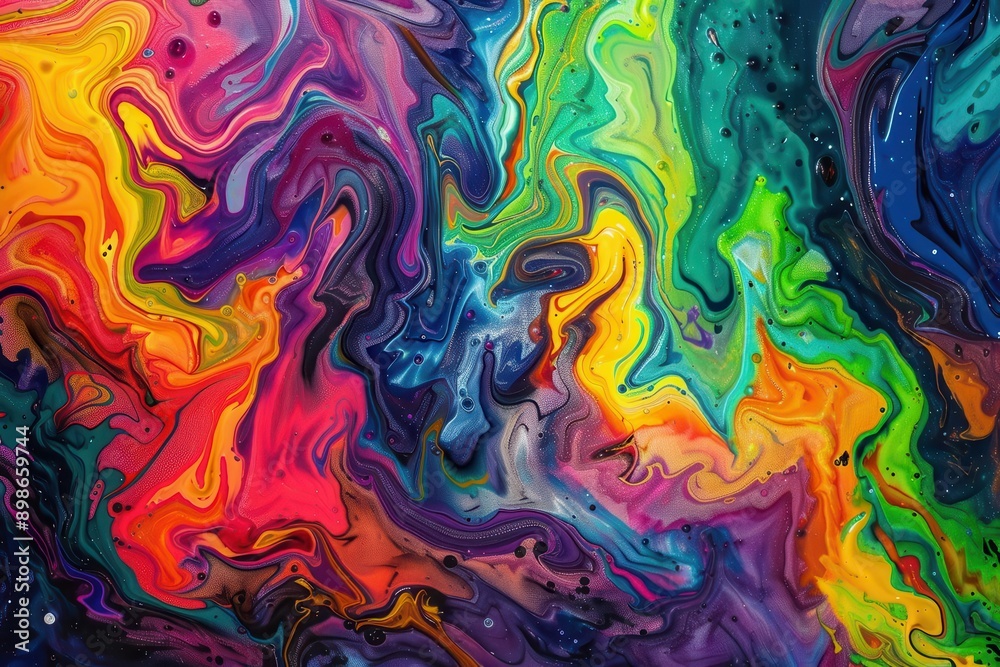 abstract fluid art composition with swirling marbled acrylic paint in vibrant rainbow hues bold color transitions create a mesmerizing psychedelic effect abstract fluid art composition with swirling marbled acrylic paint in vibrant rainbow hues bold color transitions create a mesmerizing psychedelic effect