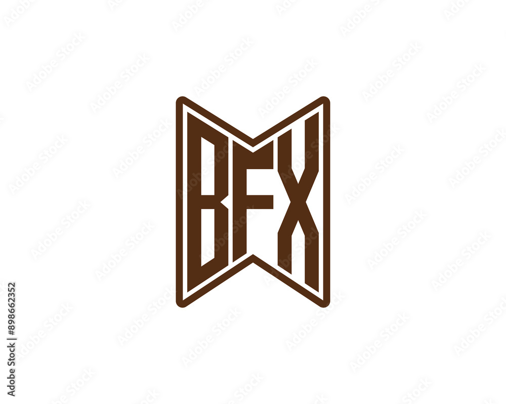 BFX Logo design vector template. BFX Logo design. BFX Logo design vector template. BFX Logo design.