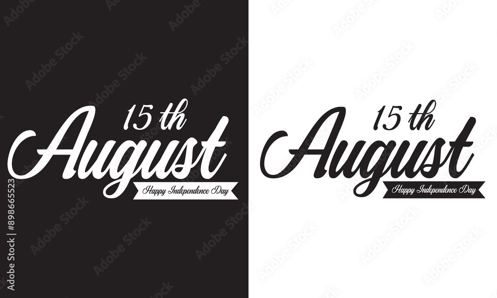 Happy Independence Day Typography. Hand drawn modern vector calligraphy. Simple inscription with swashes, wavy lettering text. 15 August Tricolor Indian Independence Day . vector illustration. EPS 10 Happy Independence Day Typography. Hand drawn modern vector calligraphy. Simple inscription with swashes, wavy lettering text. 15 August Tricolor Indian Independence Day . vector illustration. EPS 10