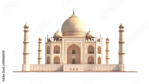 Illustration of taj mahal agra uttar pradesh photo