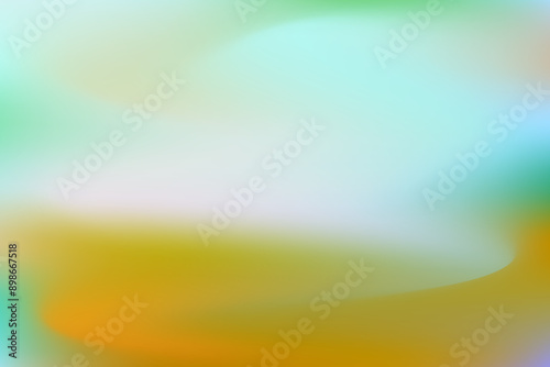 Retro grainy gradient background noise texture effect summer poster design orange teal green pink abstract wave pattern