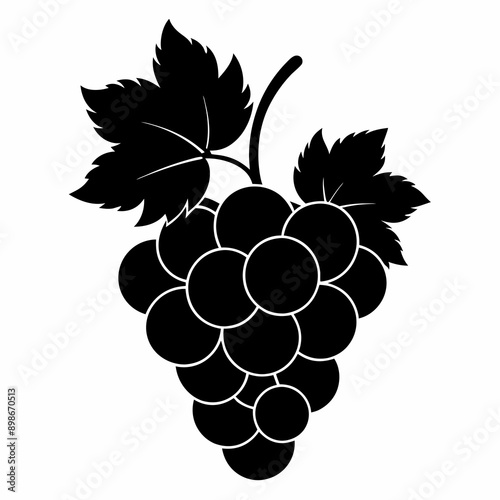 Grape Black silhouette