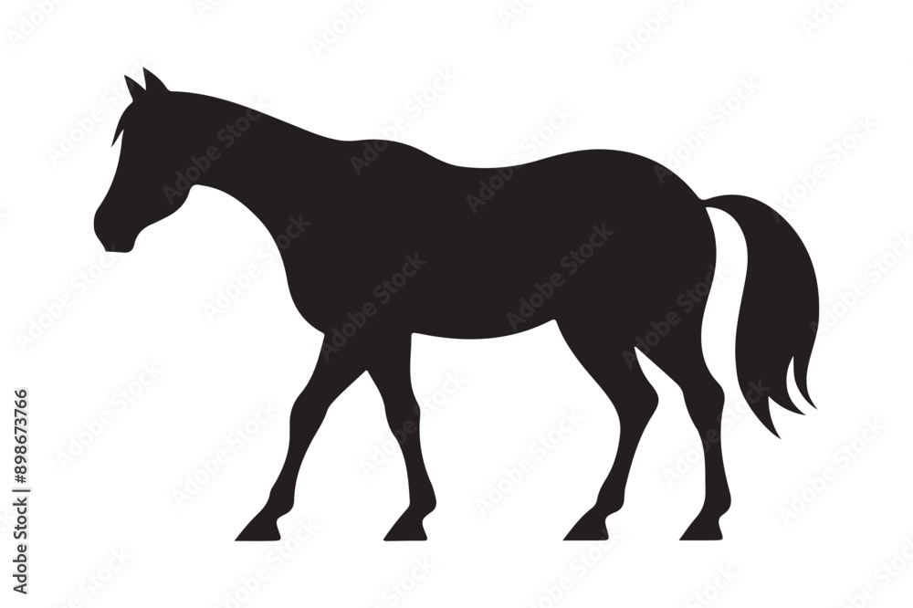Horse silhouette vector illustration Horse silhouette vector illustration