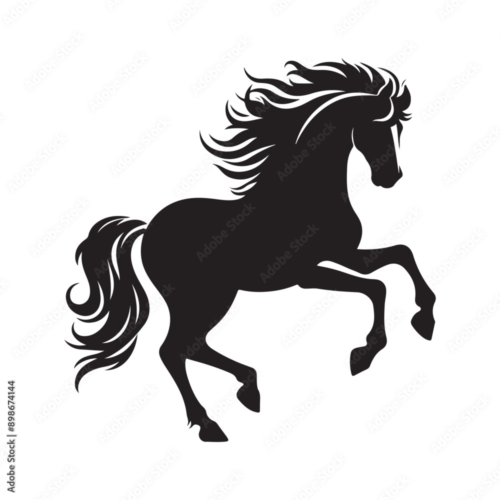 Horse silhouette vector illustration Horse silhouette vector illustration