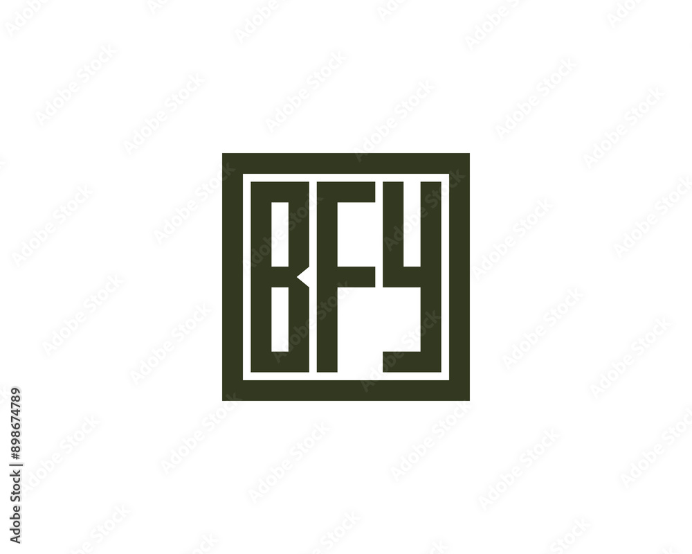 BFY logo design vector template. BFY logo design. BFY logo design vector template. BFY logo design.