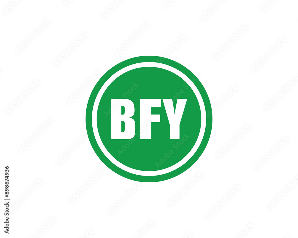 BFY logo design vector template. BFY logo design. BFY logo design vector template. BFY logo design.