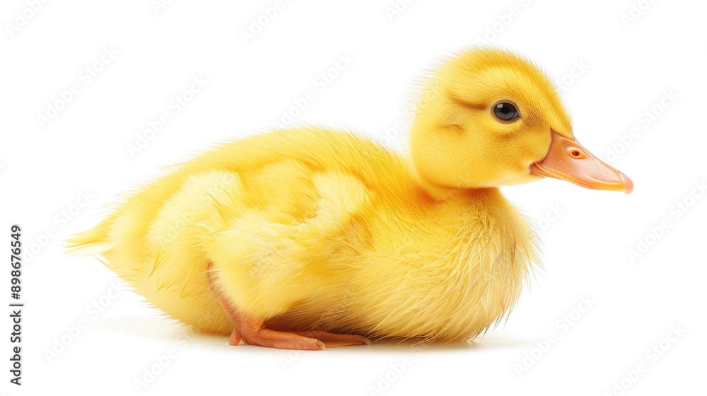 Yellow duck isolated on white background Yellow duck isolated on white background