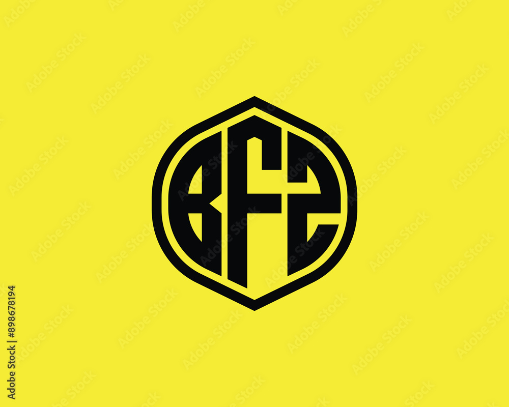 BFZ logo design vector template. BFZ logo design. BFZ logo design vector template. BFZ logo design.